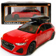 Машинка металева Audi RS6 ауді червона 1:24 світло інерція відкриваються двері багажник капот багажник резина колеса 21*8*8см (AP-2070)