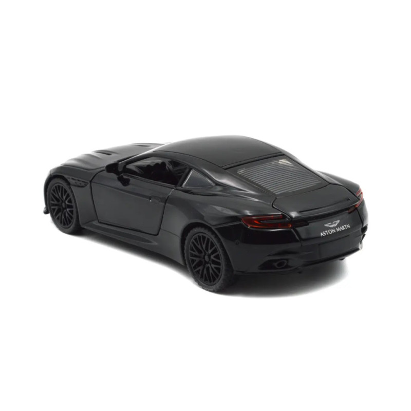 Машинка метал Aston Martin DB12 GT чорна 1:32 світло звук 15,5*6,5*4см (84112)