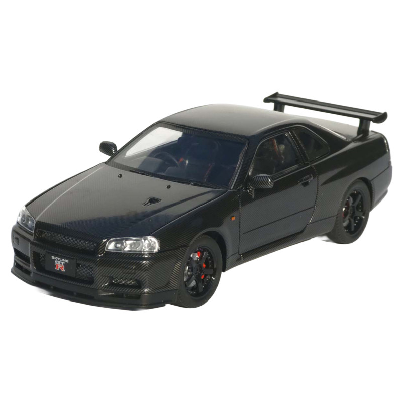 Машинка метал Nissan Skyline GT-R АвтоЕксперт карбон 1:24 звук світло інерція 21*8*6,5 см (G8317-48)