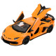 Машинка металл Lamborghini Aventador SVJ Автопром оранжевая свет звук откр двери 15*6*3,5 см (68473)