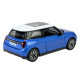 Машина металл Mini Cooper Міні Купер синяя 1:28 свет звук откр двери 14*6*5 см (68740B)