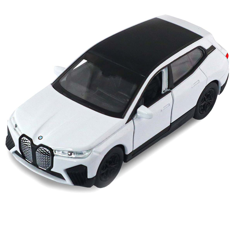 Машинка метал BMW iX БМВ 1:43 білий відкр двері інерція 6*12*4см (250380W)