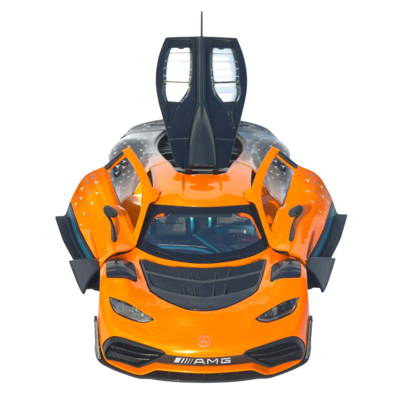 Машинка метал Mercedes-AMG One АвтоЕксперт помаранчева 1:24 звук світло інерція 21*9*5 см (1760-06)