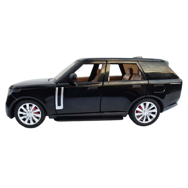 Машинка метал Range Rover L460 рендж ровер 1:24 чорний світло звук 20,5*7*7см (RS-15526)