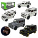 Машинка металл Mercedes-Benz G-Class Gelandewagen черная 1:24 звук свет открыв двери капот багажник (AP7717)