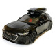 Машинка металева Audi RS6 ауді чорна 1:24 світло інерція відкриваються двері багажник капот резина колеса 21*8*8см (AP-2070)