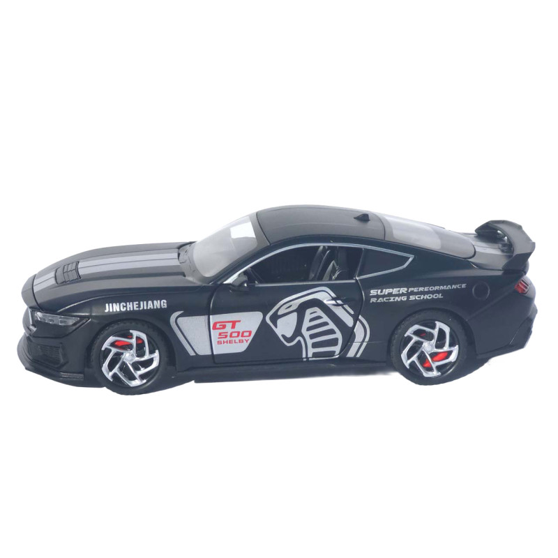 Машинка метал Ford Mustang Shelby GT500 АвтоЕксперт чорна 1:32 звук світло інерція 15*6*4 см (L-6514-86)