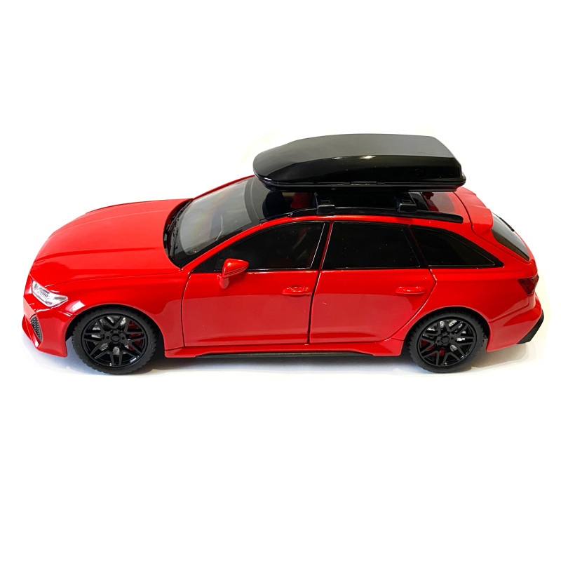 Машинка металева дитяча Audi RS6 ауді, червона, Автоексперт, світло, інерція, відкриваються двері, багажник, капот, 1:24, 21*8*8см (GT - 05963/GT - 9011)