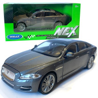 Іграшкова машинка металева WELLY 1:24 JAGUAR XJ, срібна, 20.5 * 7.5 (22517W)