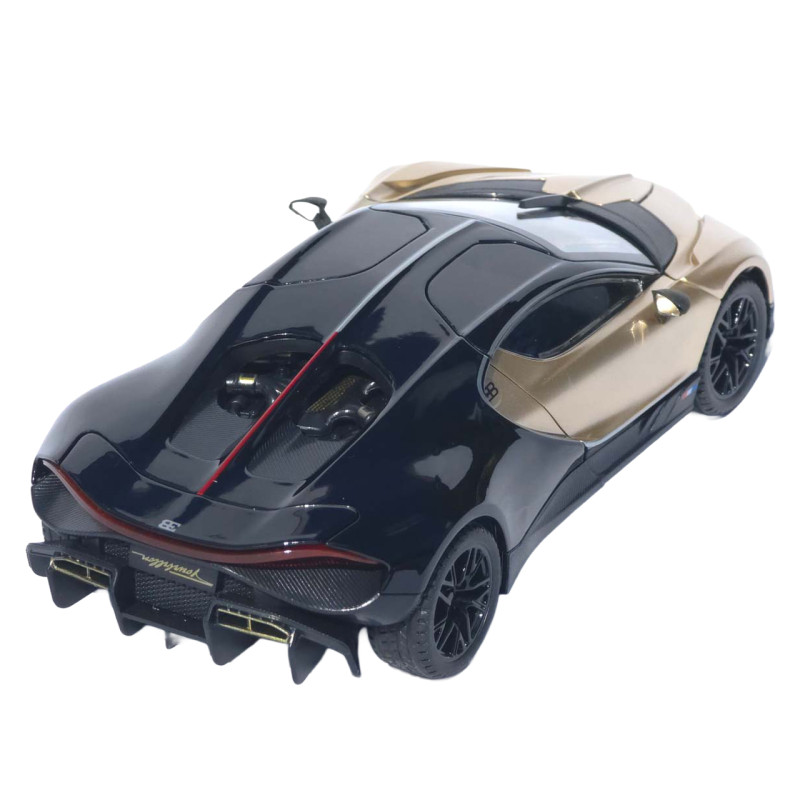 Машинка метал Bugatti Chiron АвтоЕксперт 1:24 золотиста звук світло інерція 20,5*10*5,5 см (G6601-52)
