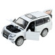 Машина метал Mitsubishi Pajero 4WD Turbo Мітсубісі біла 1:33 світло звук 14,5*5,5*5,5см (68463W)