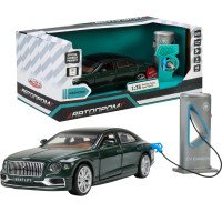 Машинка металл Bentley Flying Spur Hybrid зарядная станция Автопром 1:38 свет звук 14*5,5*4 см (68718G)