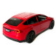 Машинка металева Tesla Model X Electrocar Тесла Модель X Електрокар червона 1:24 зарядна станція звук світло відч двері капот багажник гум колеса 18*6*8см (AP7712)