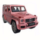 Машинка металева Mercedes-Benz G63 Мерседес Гелендваген, рожевий, Автоексперт, 1:24, світло, інерція, відкриваються двері, багажник, капот, 22*7*9,5см (GT - 08116)