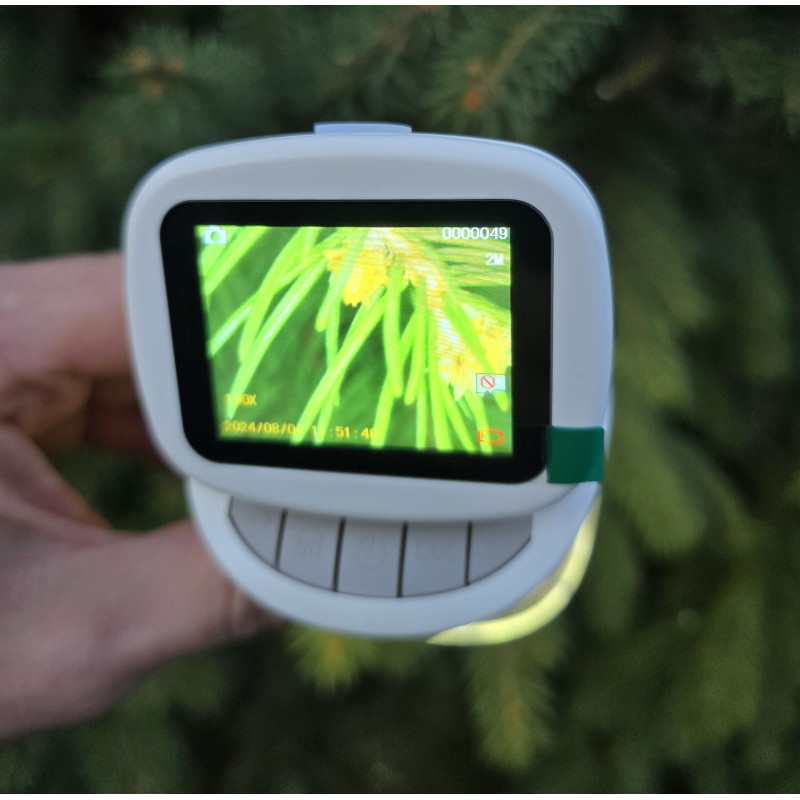 Мікроскоп 100х-1000х 2-дюймовий екран HD-відео LED-підсвічування карта пам’яті (6789)