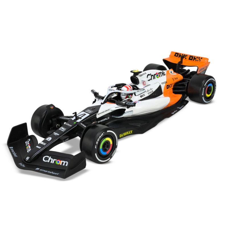 Металева модель боліда McLaren MCL60 (2023 Monaco Grand Prix) 1:24 Автопром 23*8*4,5 см (68203A)