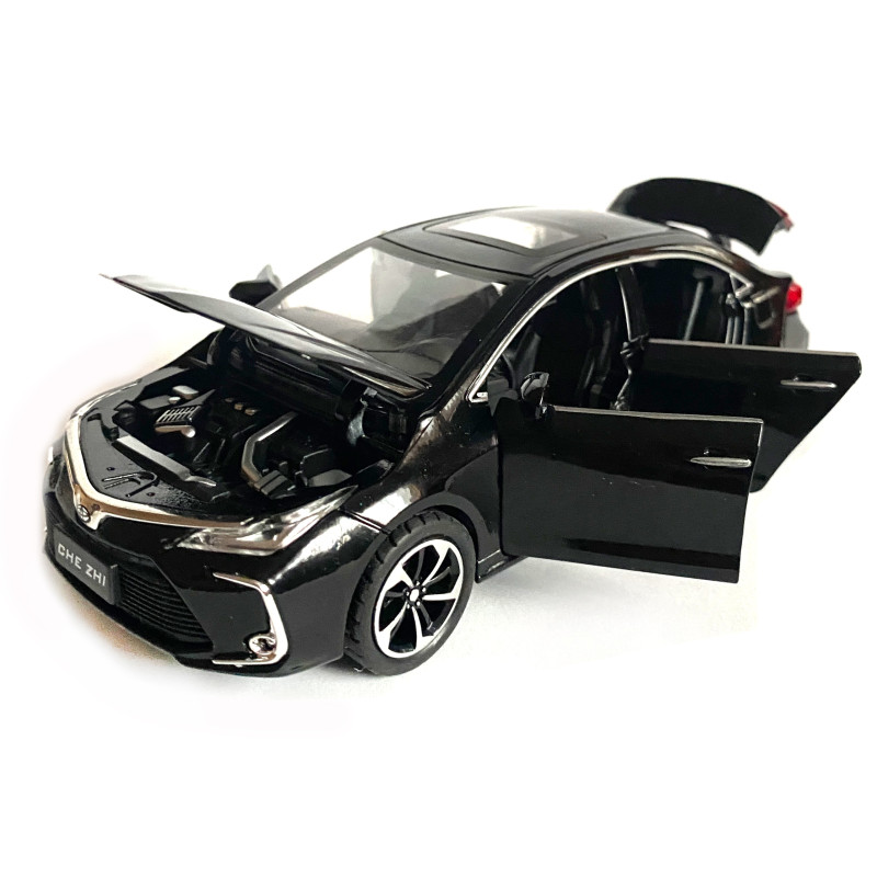 Машинка металева Toyota Corolla "AutoExpert" Тойота Королла чорна звук світло 15,5 * 4,5 * 7 см (GT-6258)