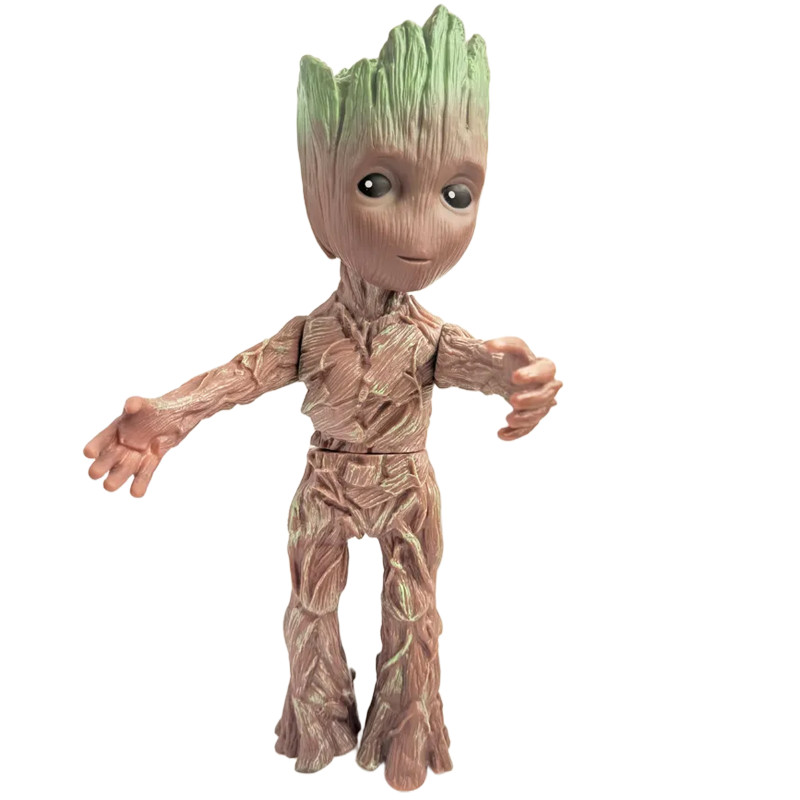 Іграшкова фігурка герой Groot Marvel Avengers Грут пластик рухливі кінцівки 29*13*8см (2205)