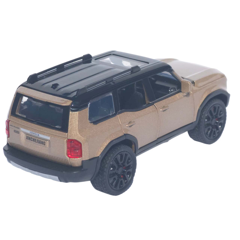 Машинка метал Toyota Land Cruiser Prado 250 АвтоСвіт бронзова 1:32 звук світло інерція 15*6,5*6 см (AP-2105)