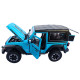 Машинка метал Jeep Wrangler Rubicon джип вранглер блакитний 1:24 світло звук 21,5*8*9см (GT - 94911)