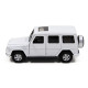 Іграшкова машинка металева MERCEDES BENZ G350, мерседес бенц, білий, відкр двері, інерція, 5*11*4см (250275)