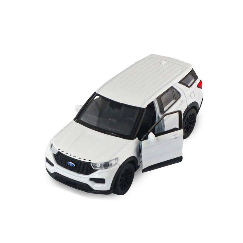 Машинка метал Ford Explorer 2023 Форд білий 1:43 відкр двері 5*12*4см (250392W)