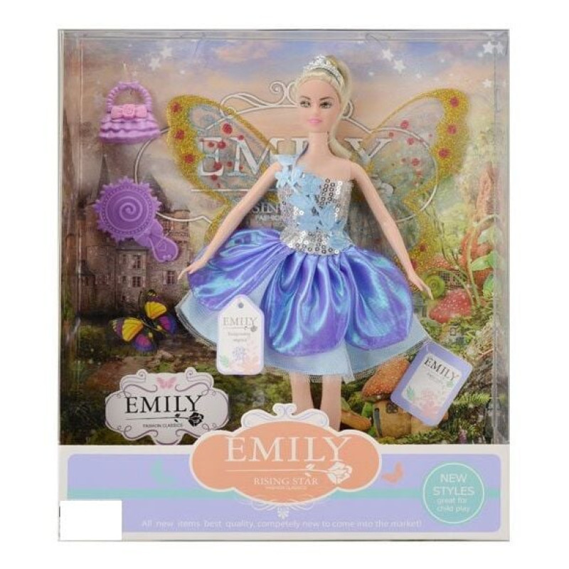Лялька Emily "Фея" з аксесуарами, висота 30 см (QJ080B)