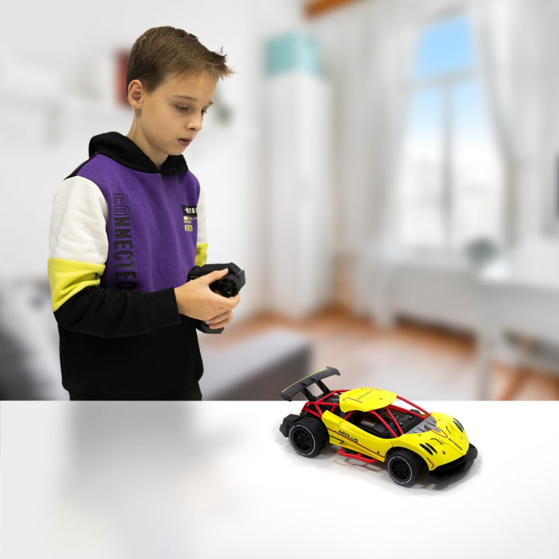 Автомобиль Speed racing drift Aeolus на радиоуправлении (1:16), аккум, желтый  24х7х13см (SL-284RHY)