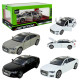Машина метал AUDI A6L Ауді чорна 1:24 світло звук 20,5*8*7см (AP7754)