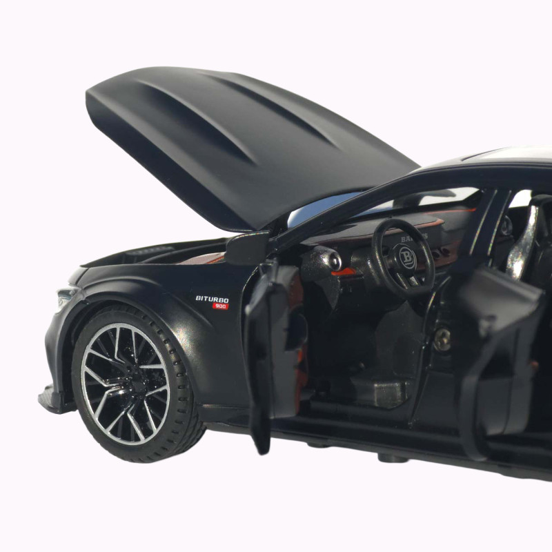 Машинка метал Brabus Rocket 900 АвтоЕксперт чорна 1:24 звук світло відкр двері капот багажник (1206-15)
