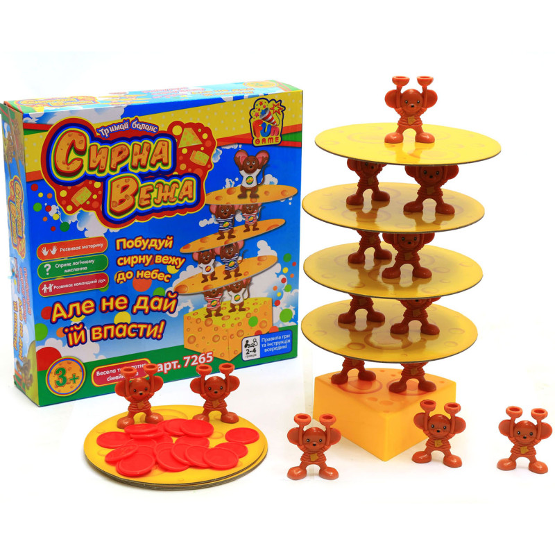 Настільна гра Fun Game Сирна вежа (7265)