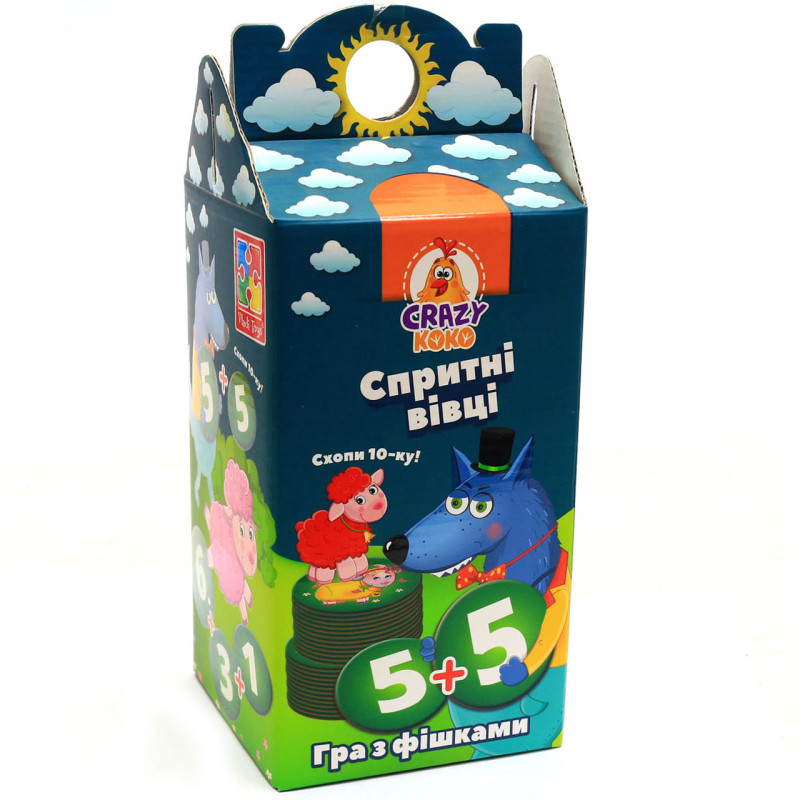 Настільна гра VLADI TOYS Спритні вівці. Хапай 10-ку! укр. (VT8033-03)