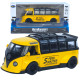 Машинка метал Volkswagen Type 2 (T1) жовта 1:32 світло звук інерція відч двері 2 дошки (TK-19102)