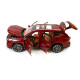 Машинка металева Toyota Highlander Hybrid Тойота Хайлендер Гібрид 1:24 джип червоний звук світло відч двері капот багажник гум колеса 21*7,5*8см (AP-2024)