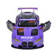 Машина метал BMW M4 GT3 БМВ фіолетова 1:24 світло звук 21*8,5*5,5см (68296A(P))