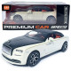 Машинка метал Rolls-Royce Dawn Spofec Ролс Ройс кабріолет білий 1:24 відкр двері баг капот звук світло 22*6,5*8см (AP-2013)