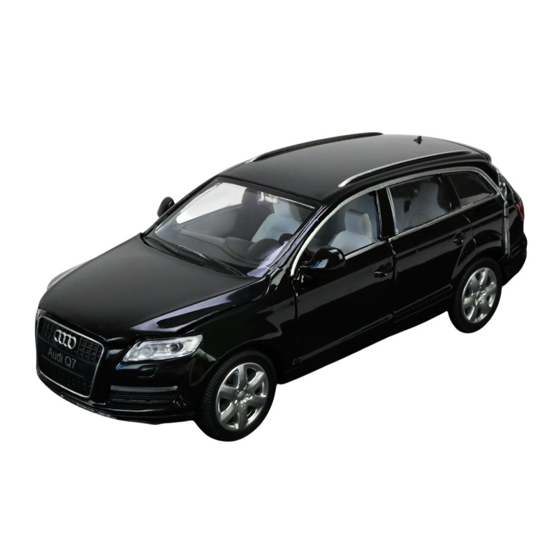 Машина метал Audi Q7 Ауді чорна 1:32 інерція світло звук 16*6*5 см (68310)