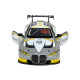 Машина метал BMW M4 GT3 БМВ Автопром сіра 1:24 світло звук 21*8,5*6 см (68282A(G))