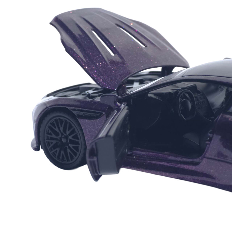 Машинка метал Aston Martin DB11 АвтоЕксперт фіолетова 1:32 світло звук 15*6*4 см (L-6983-05)