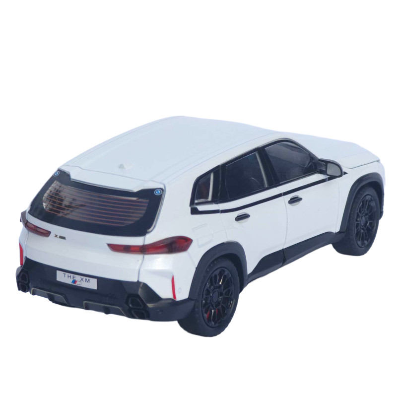 Металева модель BMW XM АвтоЕксперт біла 1:24 звук світло інерція 21*8,5*7 см (G6330-16)