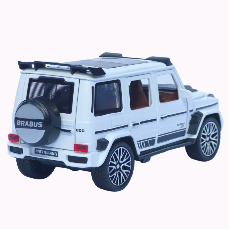 Машинка метал Mercedes-Benz G-Class (Гелендваген) АвтоЕксперт біла 1:32 звук світло (L-0442-50)