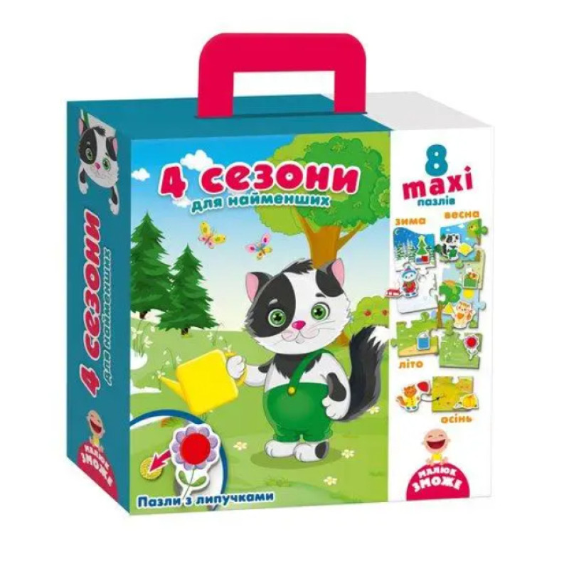 Настільна гра "4 сезони" пазл з липучками Vladi Toys (VT2907-04)