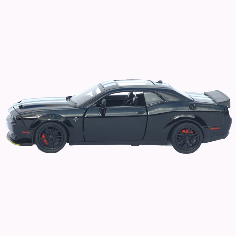Машинка метал Dodge Challenger SRT Hellcat АвтоЕксперт чорна 1:32 звук світло 15,7*7*5 см (LF-30608)