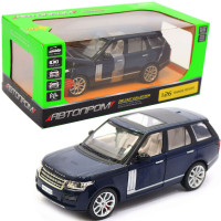 Машинка игровая автопром «Range Rover» джип, металл, 18, синий (свет, звук, двери открываются) 68263A