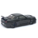 Машинка металл Nissan Skyline GT-R черная 1:32 свет звук инерция открыв двери капот багаж (TK-13306)