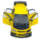 Машинка метал Mitsubishi Lancer Evolution IX АвтоЕксперт жовта 1:24 звук світло 21*8*7 см (G8119-55)