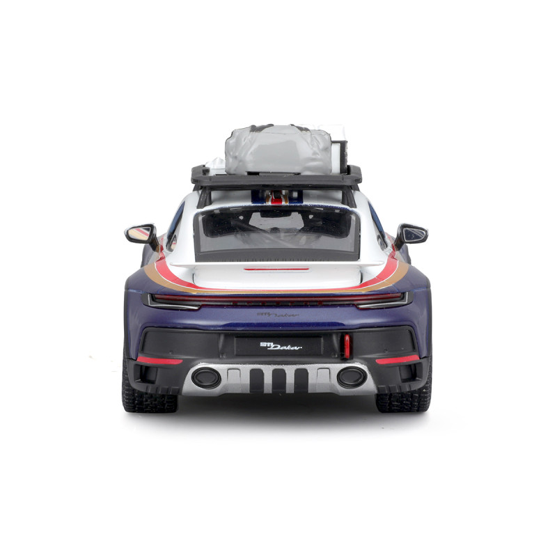 Машинка металева Porsche 911 Dakar порше біло-синя 1:24 Bburago 18*8*9см (18-28029)