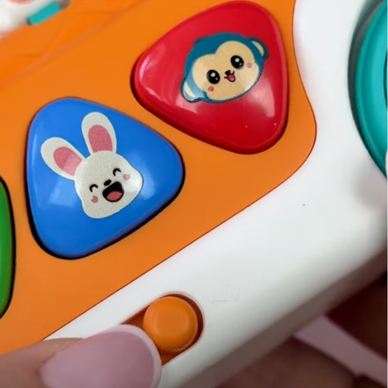 Автобус-каталка WToys укр мова віршики 6 казок звуки світло мелодії рухомі елементи пісні 20*6,5*16см (19479)