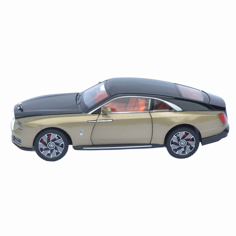 Машинка металева Rolls-Royce Spectre бронза 1:24 світло звук відкр двері капот багажник (1416-28)