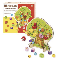 Дерев'яна шнурівка Казкове дерево WToys фігурки намистини 27*24 см (43929)